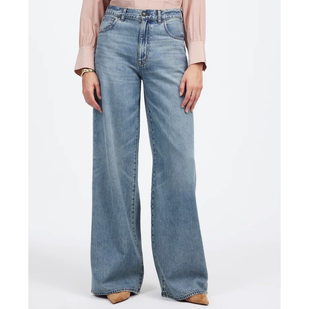 MADEWELL Superwide-Leg Jean Airy Denim Edition in Billings Wash NU008